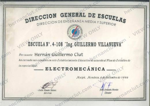 Diploma – Electromechanics