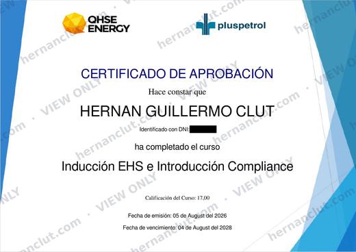 EHS Induction & Compliance