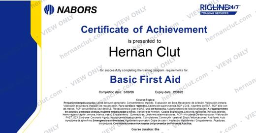 Basic First Aid, CPR & AED